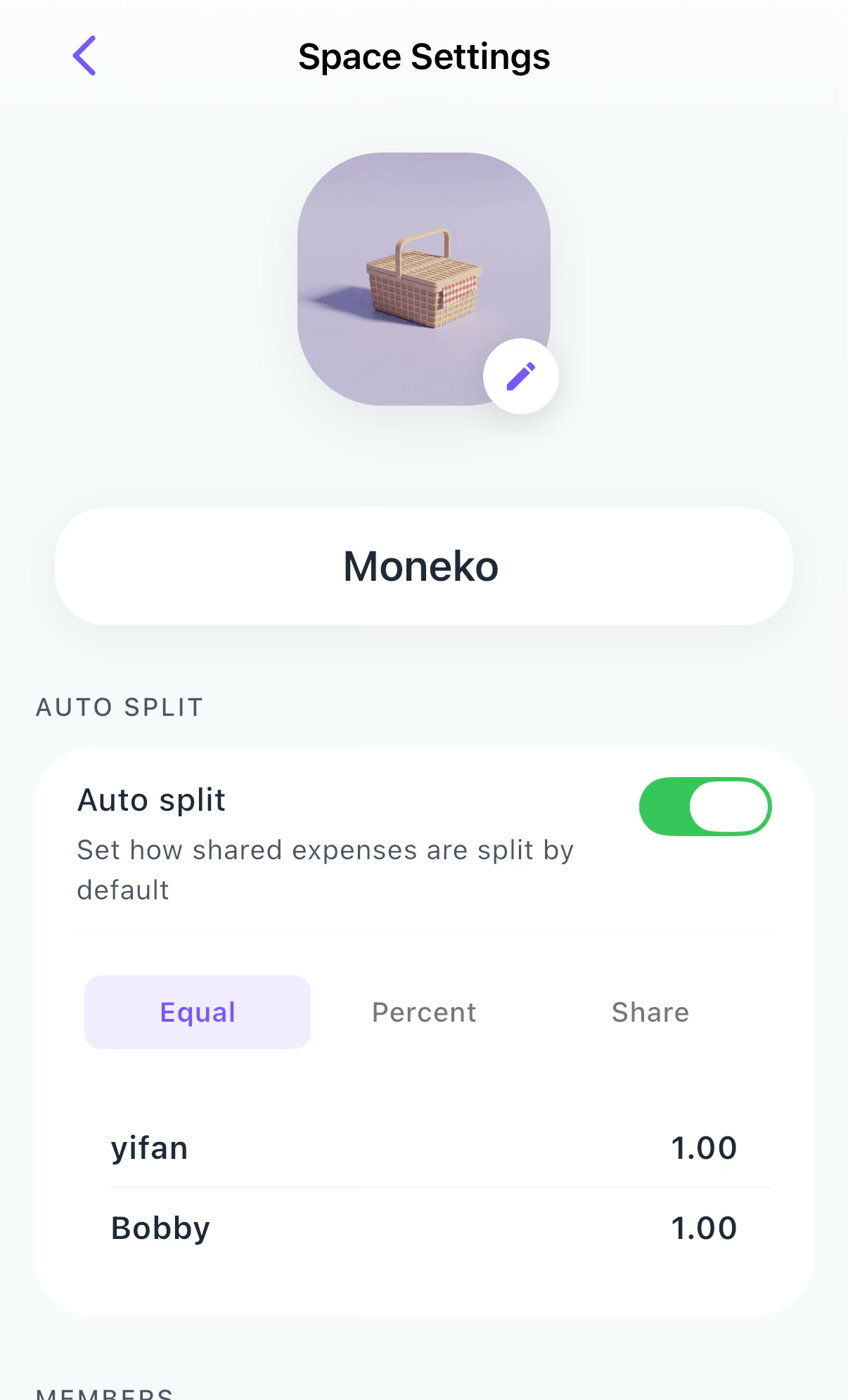 Auto Split Settings